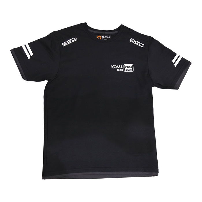 Sparco Camiseta Técnica Alta Visibilidad Reflectante Negra Hombros Reforzados Algodón Poliéster Talla S Sparco Camiseta Técnica Alta Visibilidad Reflectante Negra Hombros Reforzados Algodón Poliéster Talla S