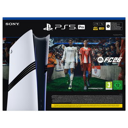 Sony Computer Entertainment Paquete PS5 Pro: Consola PlayStation 5 Pro + FC26 (código en la caja)
