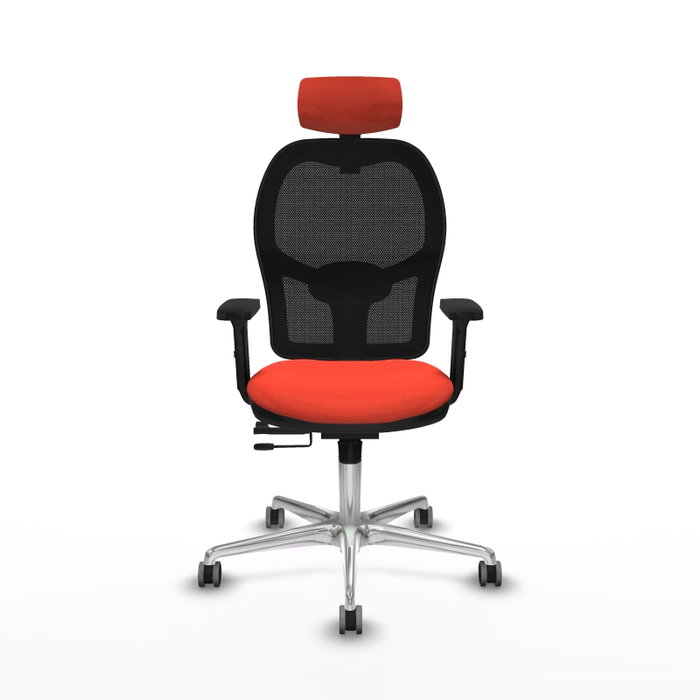 PIQUERAS Y CRESPO Silla de oficina Jorquera Naranja oscuro y Negro