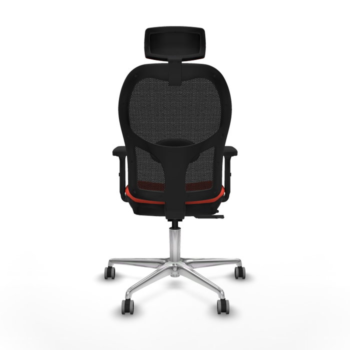 PIQUERAS Y CRESPO Silla de oficina Jorquera Naranja oscuro y Negro