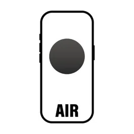 Apple iPhone Air Smartphone 256GB Negro Espacial, Pantalla OLED 6.5 pulgadas, Chip A19 Pro, Camara Fusion 48 Mpx, iOS 26, Resistente Agua IP68