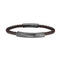 Police Pulsera de Cuero Marrón PEAGB2214903
