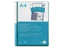 Liderpapel Carpeta con 20 fundas tipo canguro Verde translúcido DIN A4