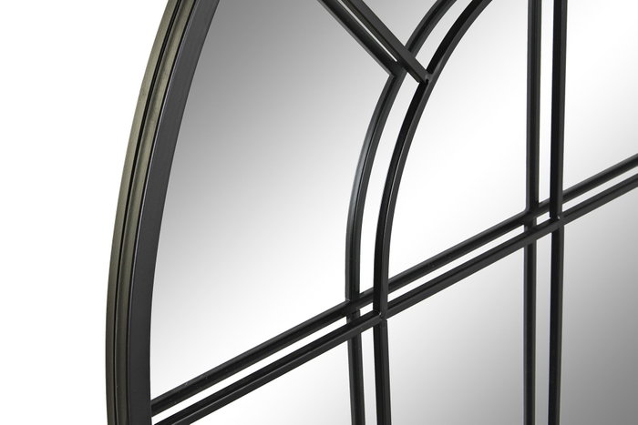 DKD Home Decor Espejo Ventana Negro de Hierro y Cristal DKD Home Decor Espejo Ventana Negro de Hierro y Cristal