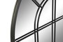 DKD Home Decor Espejo Ventana Negro de Hierro y Cristal