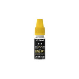 Zefal Cera lubricante de cadena Extra Dry, formulación de cera y agua, 10 ml, ideal para clima seco, mantiene transmisión limpia y silenciosa.