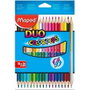 Maped Color'Peps Duo Estuche de 18 Lápices de Colores Bicolor Surtidos