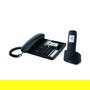 Telekom Sinus PA 207 plus 1 Teléfono DECT/Analógico con Contestador, 2 Auriculares Inalámbricos, Altavoz, 150 Entradas, Negro