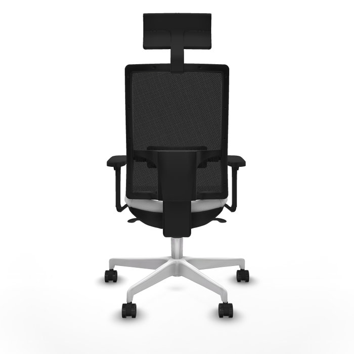 PIQUERAS Y CRESPO Silla de oficina Horna Blanca con mecanismo Sincro PIQUERAS Y CRESPO Silla de oficina Horna Blanca con mecanismo Sincro