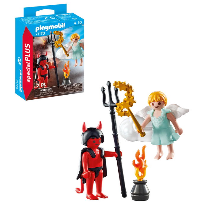 Playmobil Ángel Y Diablo Especial Plus 71170, Juguete de Construcción para Niños +4 Años