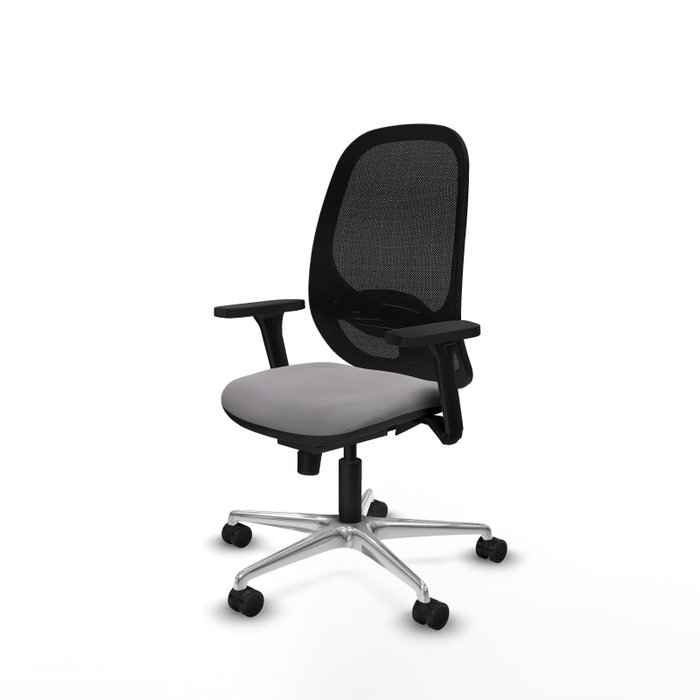 PIQUERAS Y CRESPO Silla de oficina Cilanco con mecanismo Sincro, Gris y Negro PIQUERAS Y CRESPO Silla de oficina Cilanco con mecanismo Sincro, Gris y Negro