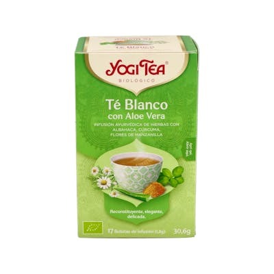 YOGI TEA Té Blanco con Aloe Vera (17 bolsitas)