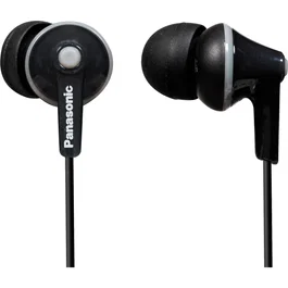 Panasonic Auriculares Intrauditivos In-Ear, Negro - Alta Calidad de Sonido para Música y Llamadas