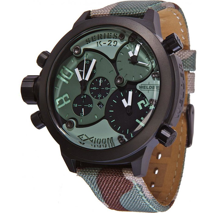 Welder K29-8004 Reloj para Hombre con Esfera Verde y Correa Multicolor Welder K29-8004 Reloj para Hombre con Esfera Verde y Correa Multicolor