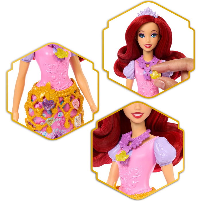 Mattel Disney Princess Muñeca Ariel Jewel Reveal con Accesorios Sorpresa y Joyero Mattel Disney Princess Muñeca Ariel Jewel Reveal con Accesorios Sorpresa y Joyero