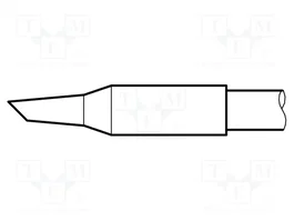 JBC TOOLS Punta de soldadura cono truncado 2,2mm