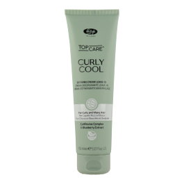 Lisap Top Care Curly Cool Defining Cream Leave-In Crema Definidora Sin Aclarado 150ml para Rizos - Hidrata, Controla Encrespamiento, Aporta Brillo
