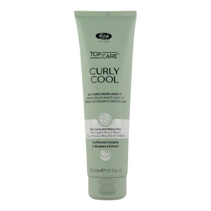 Lisap Top Care Curly Cool Defining Cream Leave-In Crema Definidora Sin Aclarado 150ml para Rizos - Hidrata, Controla Encrespamiento, Aporta Brillo Lisap Top Care Curly Cool Defining Cream Leave-In Crema Definidora Sin Aclarado 150ml para Rizos - Hidrata, Controla Encrespamiento, Aporta Brillo