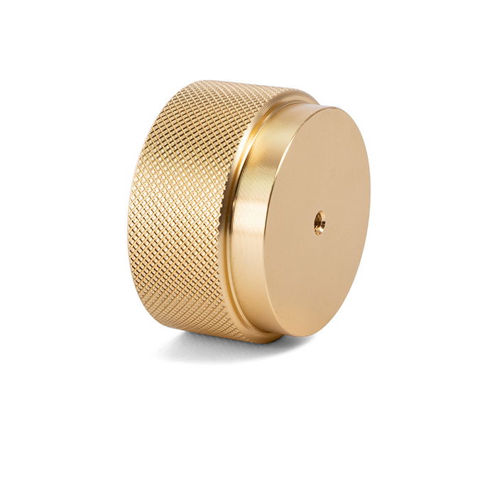 Viefe Pomo Aluminio Modelo Graf Big Ø38 Negro Cepillado (Diámetro 38 mm)