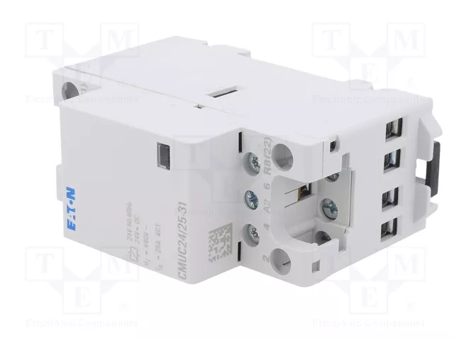 EATON ELECTRIC Contactor de Instalación Modular CMUC 25A 24VAC/24VDC