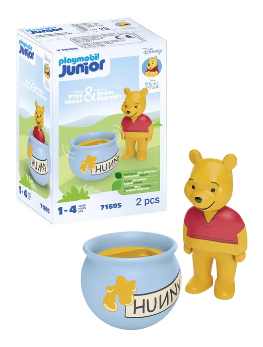 Playmobil 71695 Figura de Juguete Playmobil Junior Disney Winnie the Pooh Tarro de Miel para Niños de 1 a 4 años