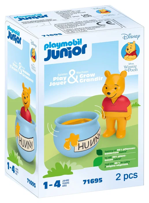 Playmobil 71695 Figura de Juguete Playmobil Junior Disney Winnie the Pooh Tarro de Miel para Niños de 1 a 4 años