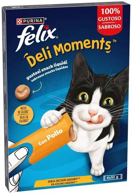 Purina Felix Deli Moments Pollo 4x10g