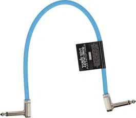 Ernieball Cable Flex Patch 12" Azul Cable para Pedalera Sonido Cristalino Alta Calidad Duradero
