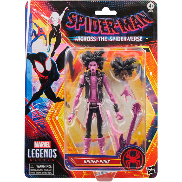 Hasbro Figura Spider-Punk Spider-Man Across The Spider-Verse Marvel 15cm Articulada con Accesorios