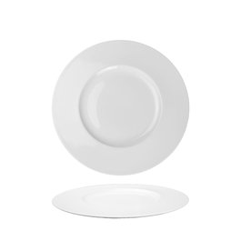 Royal Porcelain Plato Llano 21 cm - Porcelana Fine Bone China - Colección Beaulieu (Set de 6)