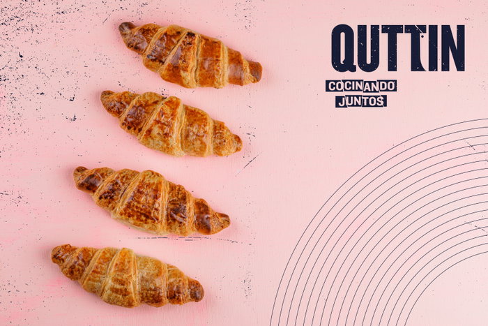 Quttin Rodillo Cortador Croissant Pack de 12 unidades Quttin Rodillo Cortador Croissant Pack de 12 unidades