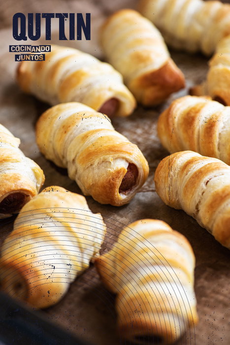 Quttin Rodillo Cortador Croissant Pack de 12 unidades Quttin Rodillo Cortador Croissant Pack de 12 unidades