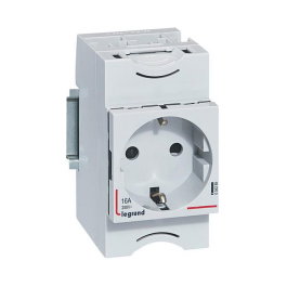 Legrand 004285 Toma de corriente de distribución 2p+E con protección