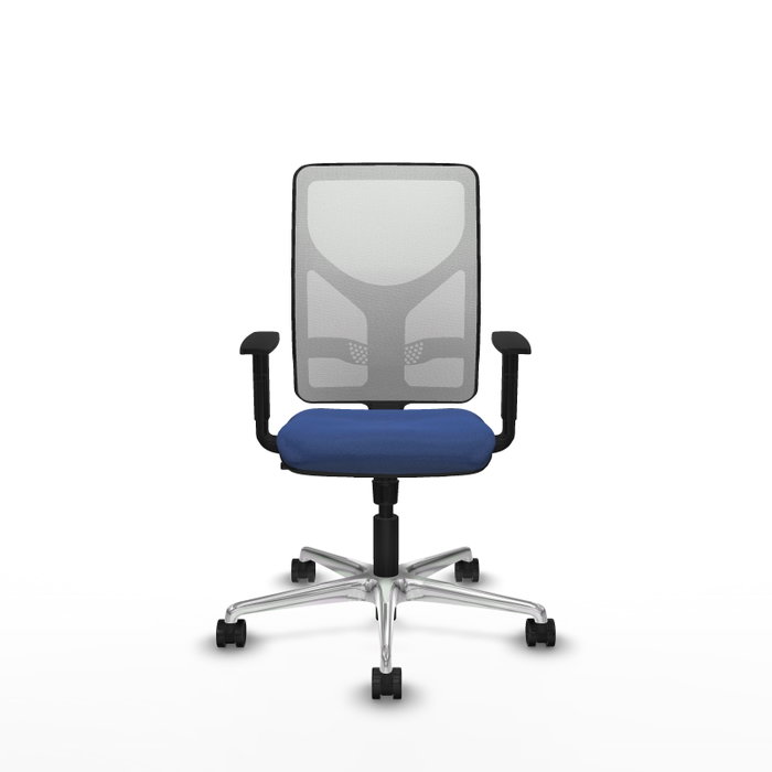 PIQUERAS Y CRESPO Silla de oficina Motilla con mecanismo Sincro, Azul marino y Blanco PIQUERAS Y CRESPO Silla de oficina Motilla con mecanismo Sincro, Azul marino y Blanco