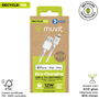 muvit for change cable USB a Lightning MFI 2,4A/12W 0,2m blanco