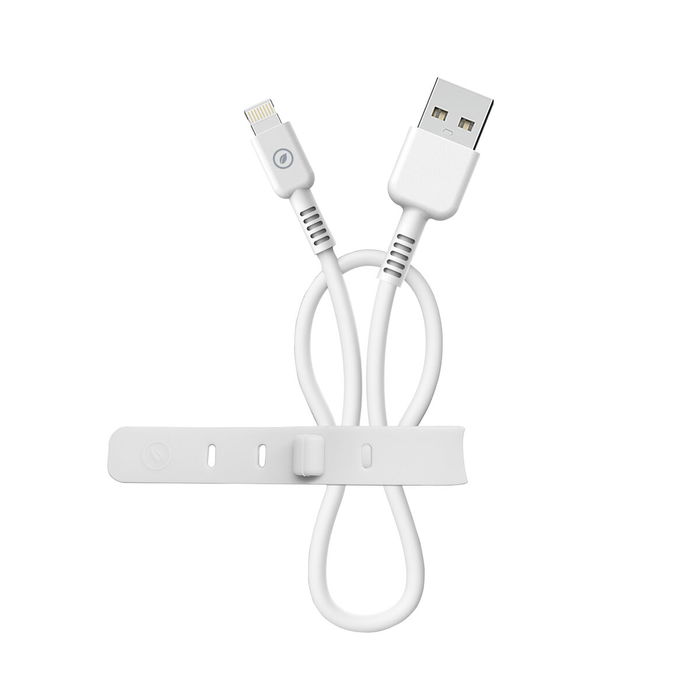 muvit for change cable USB a Lightning MFI 2,4A/12W 0,2m blanco muvit for change cable USB a Lightning MFI 2,4A/12W 0,2m blanco