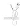 muvit for change cable USB a Lightning MFI 2,4A/12W 0,2m blanco