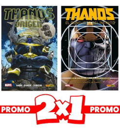 Panini España S.A. 2X1 Thanos El Conflicto Del Infinito + Thanos: Orígenes