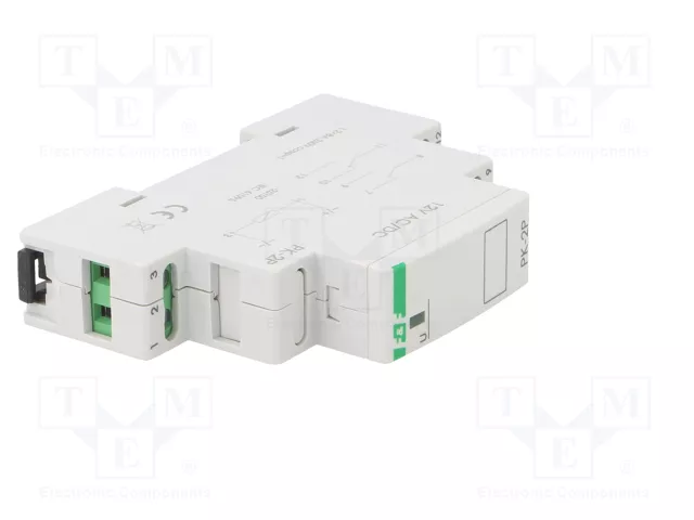 F&F Relé de instalación monoestable SPDT 12VAC/12VDC