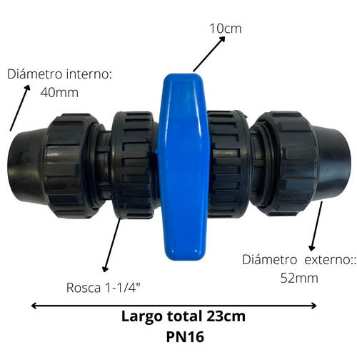 Riegolux Válvula Paso 25mm para Riego Enterrado Riegolux Válvula Paso 25mm para Riego Enterrado