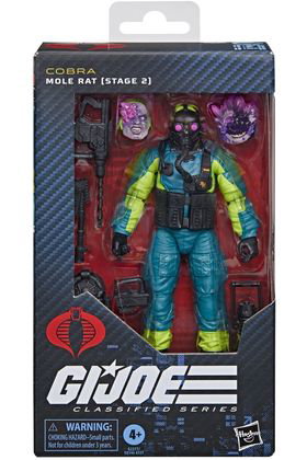 Hasbro G.I. Joe Classified Series Mole Rat (Stage 2) Figura de Acción 15 cm
