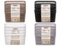 KIPIT Set de 4 Organizadores Rectangulares Surtidos en 4 Colores