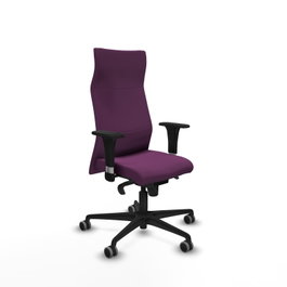 PIQUERAS Y CRESPO Sillón Albacete Morado con Mecanismo Sincro
