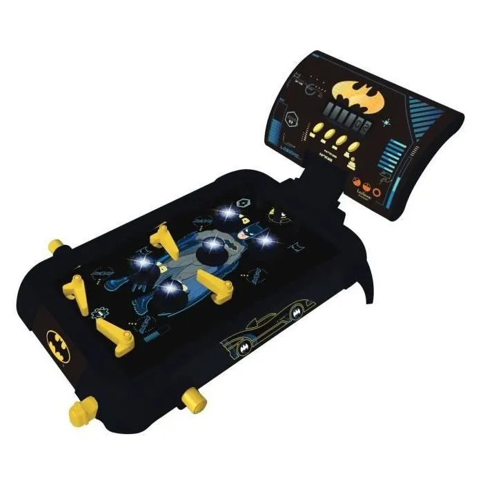Lexibook Máquina de Pinball Electrónica Batman con Efectos de Luz y Sonido