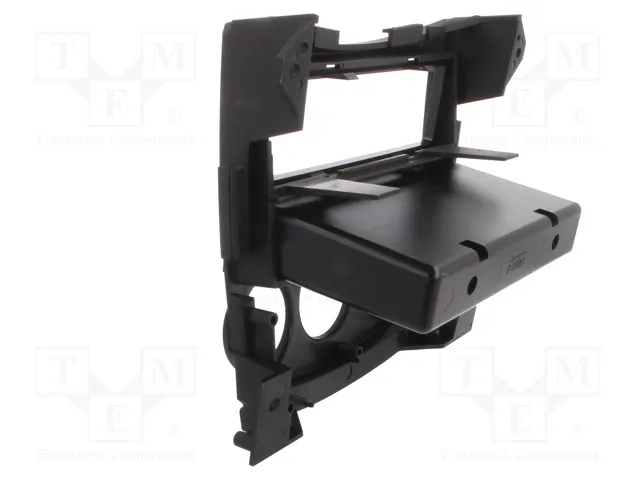 METRA Bastidor de montaje de radio para Nissan 1 DIN, negro mate METRA Bastidor de montaje de radio para Nissan 1 DIN, negro mate