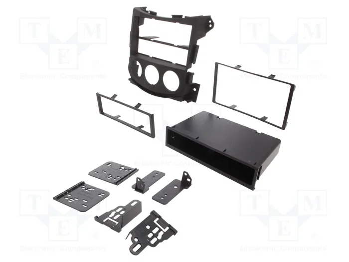 METRA Bastidor de montaje de radio para Nissan 1 DIN, negro mate METRA Bastidor de montaje de radio para Nissan 1 DIN, negro mate