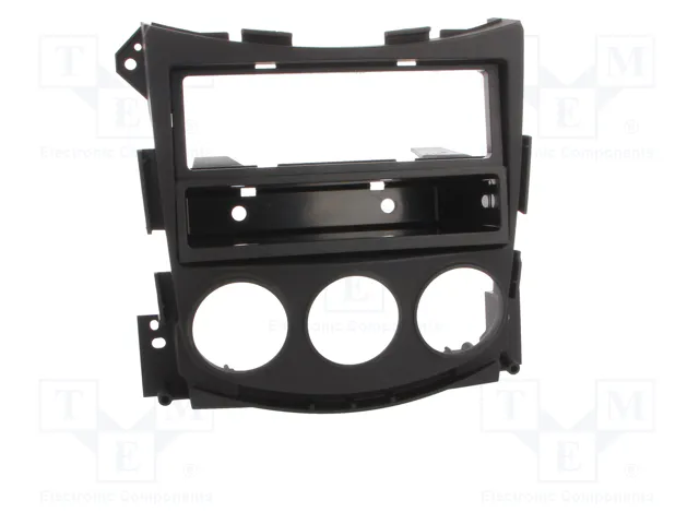 METRA Bastidor de montaje de radio para Nissan 1 DIN, negro mate METRA Bastidor de montaje de radio para Nissan 1 DIN, negro mate