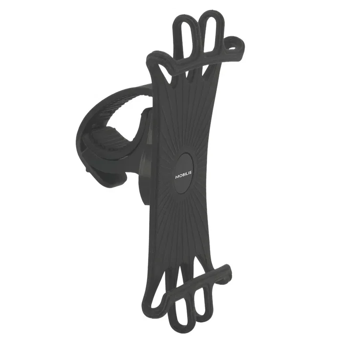 Mobilis 001353 Soporte pasivo para teléfono/smartphone y portátil, para bicicleta, coche, scooter, negro