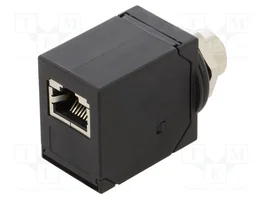 PANDUIT Adaptador Recto de 8 Pines para Panel Código X-ProfiNET M12 a RJ45