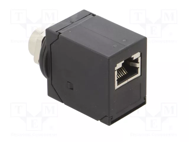 PANDUIT Adaptador Recto de 8 Pines para Panel Código X-ProfiNET M12 a RJ45